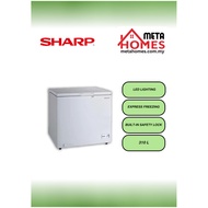Sharp 310L Dual Switch Setting With LED Lighting Chest Freezer SJC318