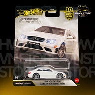 Hotwheels Premium 2008 Mercedes-Benz CLK 63 AMG Black Series white model car