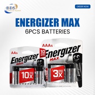 Energizer Max AAA 6pcs, AA 6pcs,Max AA 3pcs (2+1) battery,V9  battery