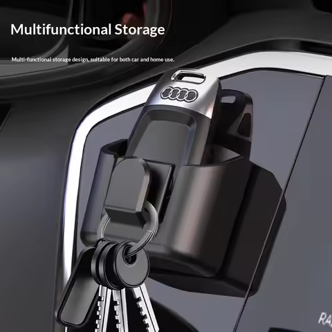 Car Key Storage Box Storage Box for Vehicle Supplies Dashboard Central Control Console Highspeed Tol