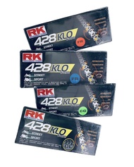 โซ่ (RK) 428KLO  132L โซ่ O Ring มี4 สี  สีน้ำเงิน FB 428KLO/สีแดง FR 428KLO/สีดำ BL 428KLO/สีเขียว 