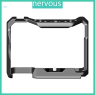 NERV Camera Cage for A7M4 A7M5 A7R5 Aluminum Video Rig with 1 4inch Thread Cold Shoe Ergonomic Camer