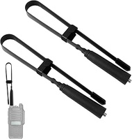 2pcs Antenna for Baofeng, 47cm/18.5in Dual Band VHF UHF Radio Long Range Whip Antenna Accessories Co