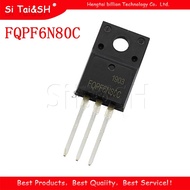 10PCS FQPF6N80C TO 220 6N80C 6N80 TO220 FQPF6N80 TO 220F new MOS FET transistor