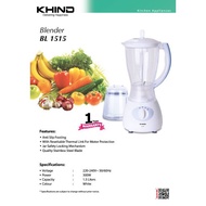 Khind Blender 1Litter BL1515