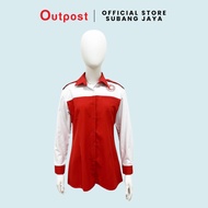 Outpost Corporate Shirt/F1 Shirt/Baju Korporat Pegawai Wanita Bulan Sabit Merah Malaysia (BSMM) - Ne