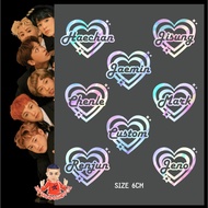 NCT DREAM Member Hologram Lightstick Cutting Sticker
