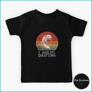 Axolotl Shirt I Axolotl Qestions Vintage Gifts Funny Cute Axolotl T-Shirt Kids T-Shirt