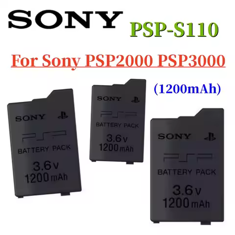 Original 1200mah Rechargeable Battery for Sony PSP2000 PSP3000 PSP 2000 3000 PSP-S110 PlayStation Po