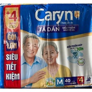 (40+4 Inner Pieces) - 1 Pack of Caryn M40 Super Absorbent Diapers - Hip circumference: 61 to 106 cm 