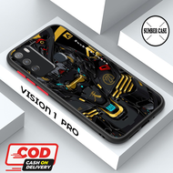 Sumber Case VISION 1 PRO Terbaru Motif [ GUNDAM ] - Aero case Full Body with protected lens - Softca