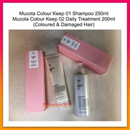 Mucota Colour Keep 01 Shampoo 250ml & Colour Keep 02 Daily Treatment 200ml (Coloured & Damaged Hair)