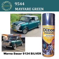 Cat Pilox Diton Premium Mayfair Green 9544 400ml Warna Hijau Gelap Tua Metalik pilok pylox pylok