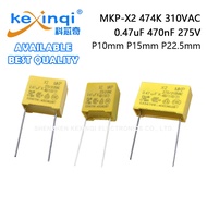 (5-20pcs) MKP-X2 474K 310VAC 0.47uF 470nF 310V 275V 250VAC Safety Capacitor P10mm P15mm P22.5mm
