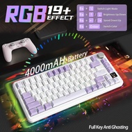 ATTACK SHARK X85Pro 75% Triple-Mode Mechanical Gaming Keyboard Hot Swappable For Laptop PC ATTACK SH