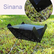 Sinana Portable BBQ Suitcase Grill Charcoal Grill Travel Grill Barbecue Rack Table Grill Camping Grill Foldable Outdoors Grill Tools