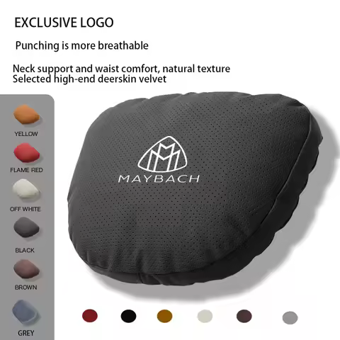 For Maybach S320L S400 S500 S600 S680 Logo Emblem Sticker Key Case 2025 Accessories Headrest Pillow 