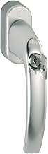 HOPPE Atlanta-Secustik 10763909 Window Handle with Lock 45° VK 7 x 32-42 mm Silver