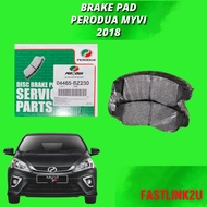 Fastlink Original Perodua New Myvi Gen3 2018 Brake Pad 100% 04465-Bz230