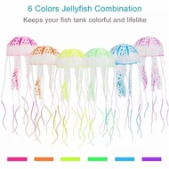20 Cm Artificial Swim Luminous Jellyfish Aquarium Decoration Fish Tank Underwater Live Plant Luminous Ornament Aquatic Landscapes