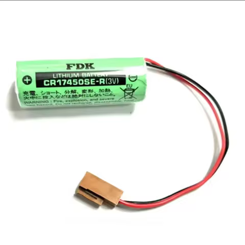 1-5pcs New original CR17450SE-R 3V PLC Industrial Control Lithium Battery with plug