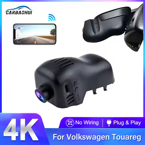 4K Car DVR Video Recorder Dual Lens Dash Cam For Volkswagen VW Tuareg Toureg Touareg FL NF CR 7P R E