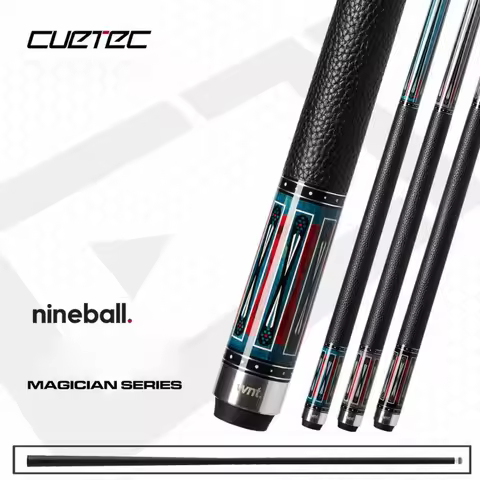 Cuetec 58Inch Magician Carbon Cynergy Billiard Pool Cue Stick 11.8/12.5mm