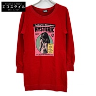 Hysteric Glamour 01201CO01 Red CITY OF NAKED WOMAN Dress F [Used]