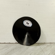 14cm Plain Black Fiberglass Gold Tray