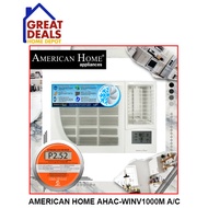 GREAT DEALS AMERICAN HOME AHAC-Ti100MNT (1.0hp) WINDOW TYPE AIRCON