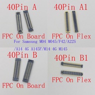 5-30Pcs LCD Display Usb FPC Plug Connector For Samsung M04 M045 F42 A22S A14 4G A145F M14 M145 40 Pi