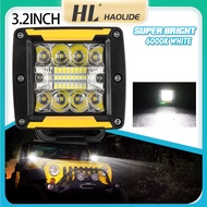 HL 3inch motorcycle lights 80W LED work light bar 6000K white car led fog lamp spot flood combo beam sport LED light for car 4x4 offroad truck motorcycle SUV ATV 12v 24V