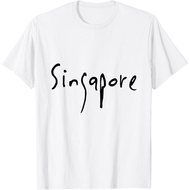 Men's cotton T-shirt Singapore T-Shirt Vintage T-shirt Fast Shipping 4XL , 5XL , 6XL