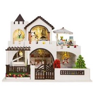 現貨 夢幻城堡 袖珍屋  DIY手作 生日禮物 迷你屋 模型屋 溫馨小屋  DIY小屋 娃娃屋 玩具屋