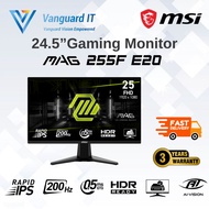 MSI MAF255F E20 24"Gaming Monitor0.5ms 200Hz rapid IPS panel FPS SIMRacing Fighting Shooting Monitor