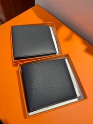 Hermes Mc2 Compact Wallet 男裝短銀包💥難得有貨 H0 Gris Misty 霧霾灰 7P Bleu Indigo 深藍😍❣️百搭耐看顏色