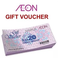 Aeon Gift Voucher RM20 Jusco GIFT RM 20 Cash Voucher Shopping Tickets Coupon EXP : 03/2023 Murah Ori