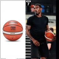 PU Leather Basketball MOT Basketball PU Size 7 Th B7G4500 FIBA ​​(2500) Free Football Net + Inflatio