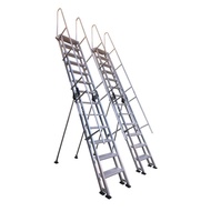 Loft Foldable Ladder Base Pit Double Column Aluminum Alloy Fire Fighting Foldable Engineering Elevat