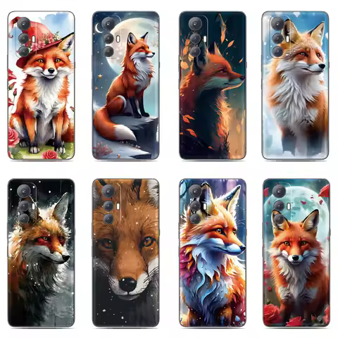 Picture Fox Phone Case For Alcatel V3 Pro Classic 1B 1S 1SE 3L 1 1C 1X 1V 2019 2020 2021 2022 Vodafo