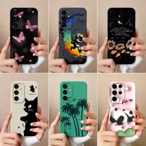 Phone Case For Samsung Galaxy S25 S25Plus S25Ultra Butterfly Silicone Soft Funda For SamsungS25+ Coq