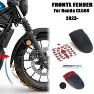 New Motorcycle Accessories Front Extender Fender Plastic Black For Honda CL500 CL 500 cl500 2023 202