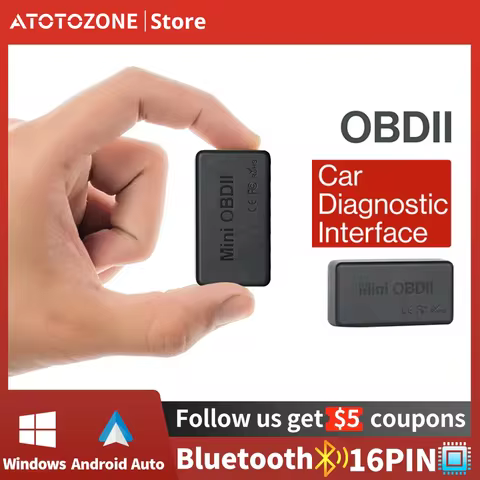 ATOTO Bluetooth OBDII/ OBD2 Car Diagnostic Scanner/Scan Tool For Android Series Car Stereo Compatibl