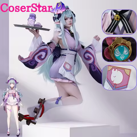 CoserStar-R Game GenshinImpact Mizuki Yumemizuki Cosplay Costume Yumemizuki Mizuki Cosplay Dress Com