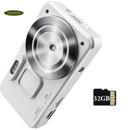 4K 20MP CCD Camera 4K 20MP Digital CCD Camera with 32GB Card 18X Zoom Anti-Shake Compact Video Camer