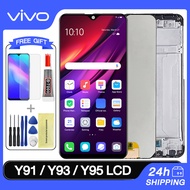Original LCD With Frame For VIVO Y91 Y93 Y95 Y91i Y91C Y1S LCD Display Touch Screen Digitizer Assemb