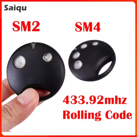 433.92mhz Rolling Code Gate Remote Control Wireless Transmitter Garage Door Receiver For SMXIS SMX2 