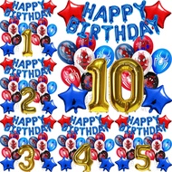 Spider-Man Happy 1st 2nd 3rd 4th 5th 6th 7th 8th 9th 10th Birthday Party Decoration for Boys Girls b