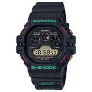 (Hot Sales) 100% Original Japan Made G-shock Dw5900 Rasta Black Wrist Watch Full Set with Paper Bag
