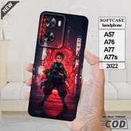 OPPO A57 Case -OPPO A76 -OPPO A77 -OPPO A77s _Cool, flexible, elastic, black silicone casing